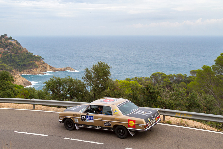 Mercedes 250 CE Quadis Rally Costa Brava Historic 2015 7